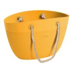 Linda Bag Sea met Touw Handvatten 50x41 cm Geel