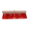 Linea Houten Straatbezem 29 cm Rood/Nylon