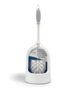 Linea Softwise Toiletborstelset Wit/Grijs