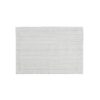 Linen&More Placemat Streep 4 Stuks Lichtgrijs/Katoen