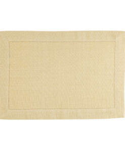 Linen&More Placemats 35x50 cm 4 Stuks Indi Pampas Yellow