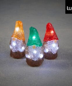 Luca Lighting Decoratie LED Kabouter + Timer Assorti