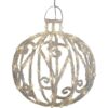 Luca Lighting LED Kroonluchter 32x30 cm Zilver/Transparant
