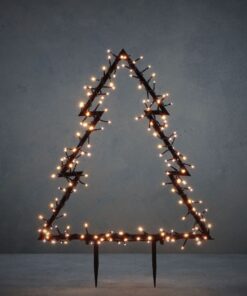 Luca Lighting Tuin Decoratie LED Boom 175 LEDs 53x1x75 cm Warm Wit Zwart