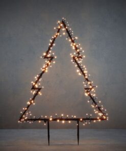 Luca Lighting Tuin Decoratie LED Boom 225 LEDs 72x100 cm Warm Wit Zwart