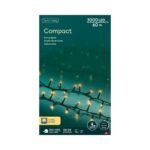 Lumineo LED Compact 3000 LEDs 60 m Groen Soft Gold Licht