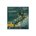 Lumineo LED Excellent Twinkle 1272 LEDs 20 cm Zwart Warm Wit Licht