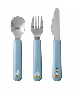 Mepal Bestek Little Dutch Sailors Bay 3-delig Blauw