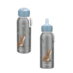 Mepal Isoleerfles Flip Little Dutch Forest Friends 350 ml RVS/Blauw