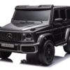 Mercedes G63 2 elektrisch aangedreven auto voor kinderen 24 volt in het grijs