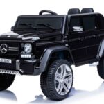 Mercedes elektrisch aangedreven auto voor kinderen 12 volt in het zwart