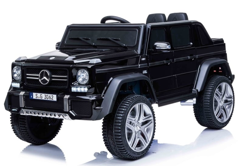 Mercedes elektrisch aangedreven auto voor kinderen 12 volt in het zwart | Funz