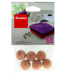 Metaltex Houten Mottenballen 6 Stuks