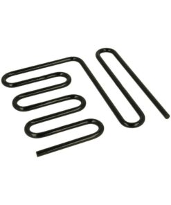 Metaltex Onderzetter 16x16 cm Metaal/Zwart