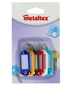 Metaltex Sleutelkaartjes 6 Stuks