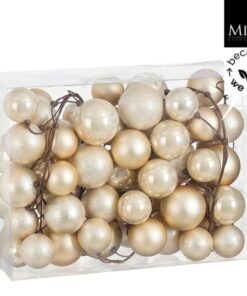 Mica Decorations Kerstslinger 180 cm Cr&egrave;me