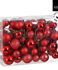 Mica Decorations Kerstslinger 180 cm Rood