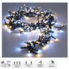 Microcluster Kerstverlichting 400 LEDs 8 m Warm Wit/Zwart