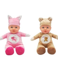 Mother Love Zachte Babypop 31 cm Kat/Beer Assorti