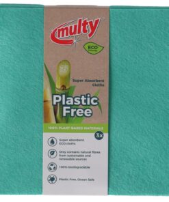 Multy ECO Viscose Vaatdoeken 38x40 cm 3 Stuks Groen