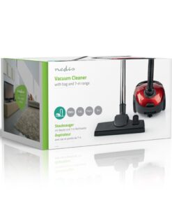 Nedis Stofzuiger 1.5L 700W Rood/Zwart