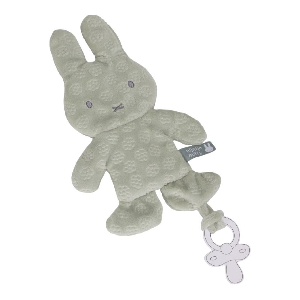 Nijntje Fluffy Speendoekje Groen