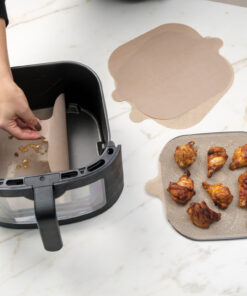 Nostik Airfryer Bakvellen 2 Stuks Vierkant Pfas Vrij 24x24cm