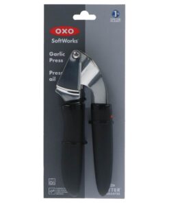 OXO SoftWorks Knoflookpers RVS/Zwart