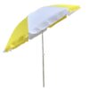 Outdoor Parasol 200 cm Geel/Wit