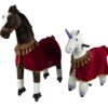 Paardendeken t.b.v. MY PONY speelartikel paarden (rood)