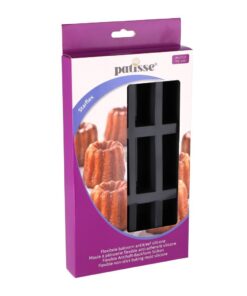 Patisse Mini Cakevorm 12 Vaks 29x17 cm Zwart/Siliconen