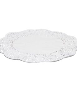 Patisse Papieren Taartranden 36 cm 6 Stuks Wit