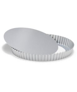 Patisse Quichevorm met Losse Bodem 28 cm Zilver