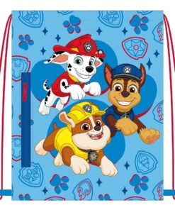Paw Patrol Gymrugtas met Koordjes 32x40 cm Blauw/Rood