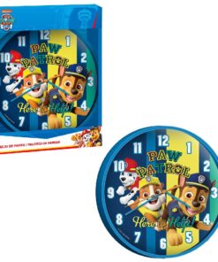 Paw Patrol Wandklok 25 cm Blauw