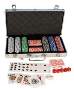 Poker Set in Aluminium Koffer