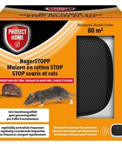 Protect Home Ultrasonic Muizen en Ratten 80 m2 Zwart/Wit