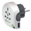 Q2 Power 1.100110 Reisadapter Wereld-naar-europa Usb Geaard
