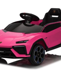 Lamborghini Lanzador elektrisch aangedreven auto voor kinderen 12 volt in het roze