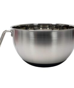 RVS Beslagkom met Greep 24 cm