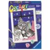 Ravensburger CreArt Schilderen op Nummer Slapende Poezen Glitter