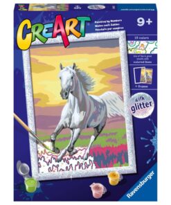 Ravensburger Creart Schilderen op Nummer Paard Bij Zonsondergang
