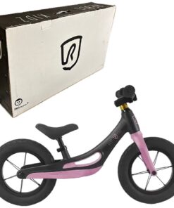 Rebel Kidz Loopfiets Zwart/Roze