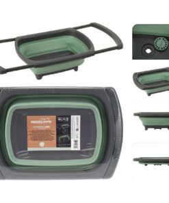 Redcliffs Afwasbak Opvouwbaar 29x5.5x26 cm Groen/Antraciet