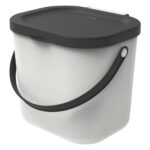 Rotho ALBULA Bio Afvalbakje 23.5x20x20.8 cm 6L Wit