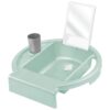 Rotho AVA Kinderwasbakje voor op Badrand 40x40x13 cm Sage Green