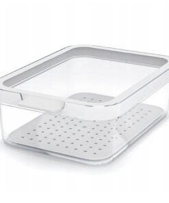 Rotho CAUMA Koelkastorganizer 18.4x13.6x6.2 cm 1.2L Wit/Transparant