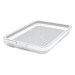 Rotho CAUMA Koelkastorganizer 18.4x27x3.1 cm 1.3L Wit/Tranparant