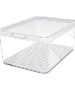 Rotho CAUMA Koelkastorganizer 4.65L Wit/Transparant