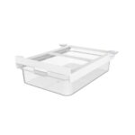 Rotho CAUMA Koelkastorganizer Schuiflade 23x28.1x8.2 cm 2.6L Wit/Transparant